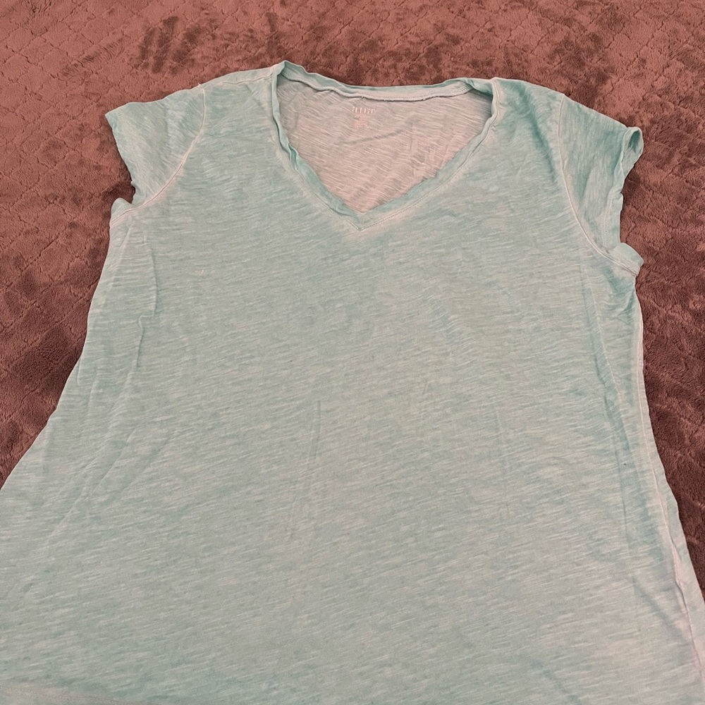 a.n.a Green Relaxed Fit Short Sleeve Tee